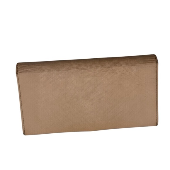 Salvatore Ferragamo Tan Leather Clutch - Picture 2 of 8